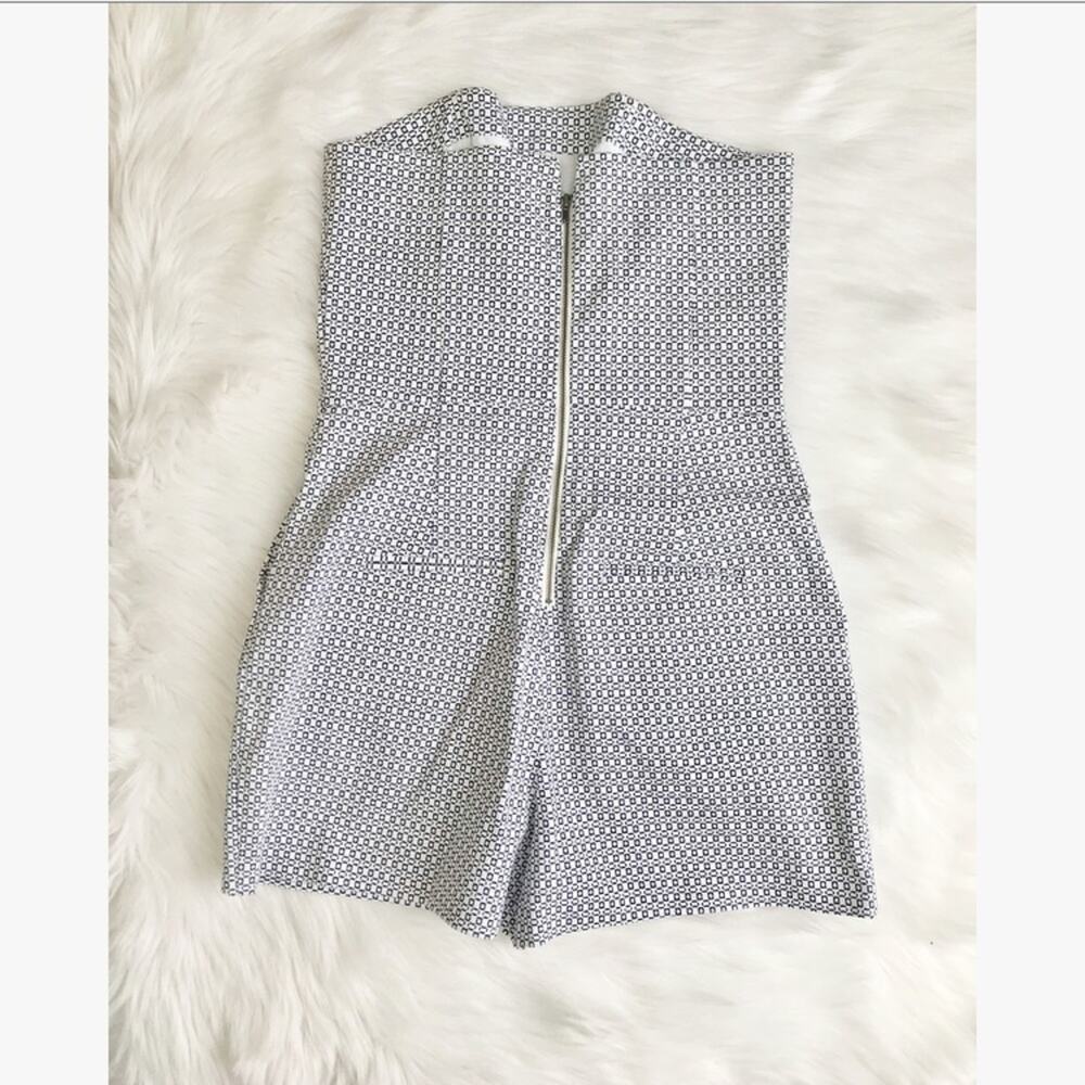 JOIE Geometric Print Strapless Play Romper - Picture 4 of 8